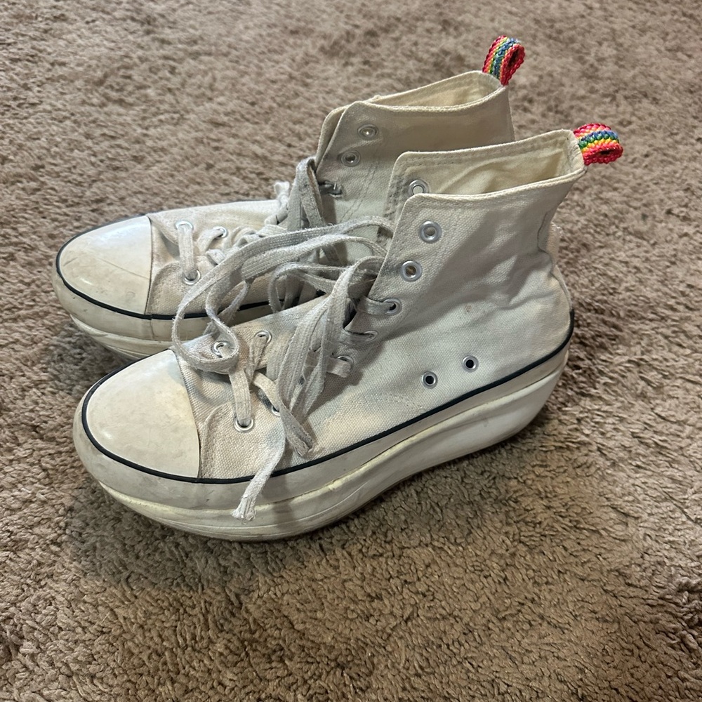 Platform High-Top Sneakers